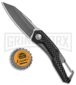 Kershaw Reverb Frame Lock 2.5" Knife Carabiner Carbon Fiber/G-10 Two-Tone -Knivesand Tools Shop Kershaw Reverb Carabiner CF G 10 TT 1220 BHQ 52167 jr bottlecap 2 large