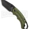 Kershaw Shuffle II Tanto Liner Lock Knife OD Green - BlackWash