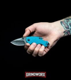 Kershaw Shuffle Liner Lock Knife Purple - BlackWash Drop Point -Knivesand Tools Shop Kershaw Shuffle Liner Lock Knife Teal BlackWash 8700TEALBW BHQ 27402 kp in hand web large