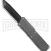 Lightning Gray D/A OTF Automatic Knife - Tanto Black -Knivesand Tools Shop Lighting Gray DA OTF AK Tanto Black BHQ GX 41284 td large