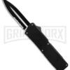 Lightning Black D/A OTF Automatic Knife - Dagger Two-Tone Serr 1 Lightning Black D/A OTF Automatic Knife - Dagger Two-Tone Serr -Knivesand Tools Shop Lightning Black DA Dagger Two Tone Serr BP 30335 er large