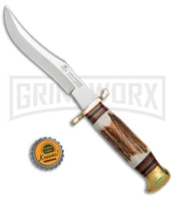 Linder Siberian Skinner Brown/White Fixed Blade Knife - Polished Plain 5 Linder Siberian Skinner Brown/White Fixed Blade Knife - Polished Plain -Knivesand Tools Shop Linder Siberian Skinner Fixed Blade Polished BHQ 144612 jr bottlecap large