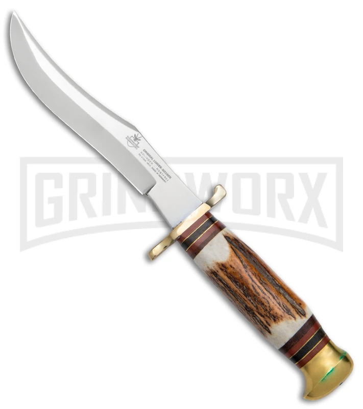 Linder Siberian Skinner Brown/White Fixed Blade Knife - Polished Plain Linder Siberian Skinner Brown/White Fixed Blade Knife - Polished Plain -Knivesand Tools Shop Linder Siberian Skinner Fixed Blade Polished BHQ 144612 jr large