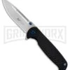 M-Tech USA FDR012 Black G-10 Folding Knife - Satin Plain -Knivesand Tools Shop M Tech USA Black G 10 Satin MTE FDR012 BK BP 27051 jr large