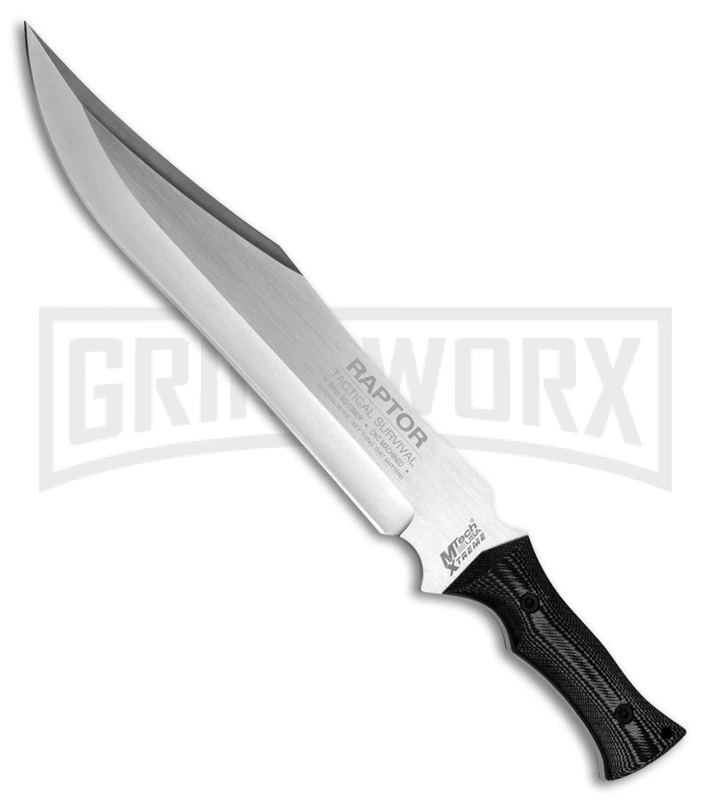 M-Tech Xtreme Raptor (18")Tactical Machete Black Micarta W/ Sheath M-Tech Xtreme Raptor (18")Tactical Machete Black Micarta W/ Sheath -Knivesand Tools Shop M Tech Xtreme Raptor 18in Tactical Machete BP 23062 jr large
