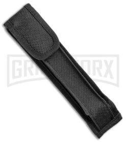 Mago 11" Blue/Black Italian Stiletto OTF Automatic Knife - Bayo Satin -Knivesand Tools Shop Mago 11in Blue Black Italian Stiletto Bayo Satin GX 33970 jr sheath large