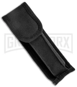 Mago 9" Blue Acrylic Italian Dagger OTF Automatic Knife Flat Grind -Knivesand Tools Shop Mago 9in Blue Marble Italian Dagger OTF Auto Black Satin GX 37085 jr sheath large