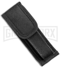 Milano 7.5" Lever Lock Automatic Knife White Marble - Bayonet Satin -Knivesand Tools Shop Milano LL Auto White Marble Bayo Satin GSE020MWT GX 33522 jr sheath large