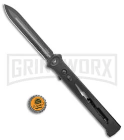 Paragon Estiletto Black Bolt Automatic OTF Knife - Black Dagger -Knivesand Tools Shop Paragon Estiletto Dagger OTF Auto OD Green Lightning Bolt Black PARA EST SP LB B CB BHQ 101547 jr bottlecap large