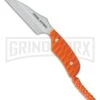 Real Steel Mini 130B Orange Neck Knife - Satin Plain -Knivesand Tools Shop Real Steel Mini 130B Orange Neck Knife Satin BP 23873 jr large