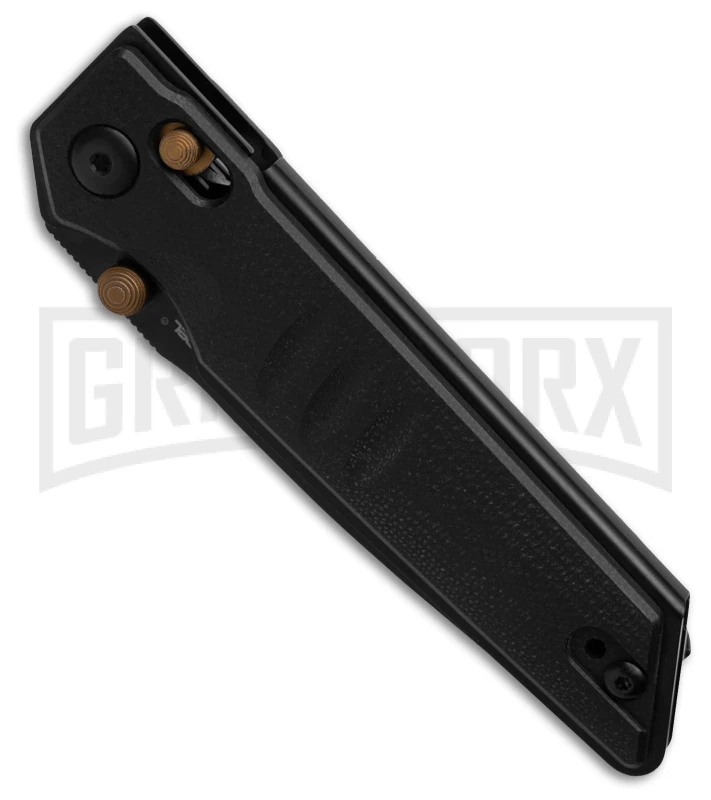 Real Steel Sacra Black G-10 Pocket Knife - Black Plain Real Steel Sacra Black G-10 Pocket Knife - Black Plain -Knivesand Tools Shop Real Steel Sacra Knife Black G 10 3in Black BHQ 182828 td spine large