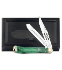 Remington 200th Anniversary Giant Trapper Green Pakkawood Pocket Knife