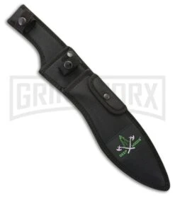 Renegade Tactical Steel Deep Woods Cobra 2-Piece Machete Set Black ABS - Black -Knivesand Tools Shop Renegade Tactical Steel Deep Woods Cobra 2 piece machete set black abs black BHQ 61543 er sheath large