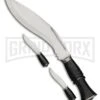 Rite Edge Gurkha Service Kukri Black/Composite Knife Satin -Knivesand Tools Shop Rite Edge Gurkha Service Kukri satin BHQ 43222 er large