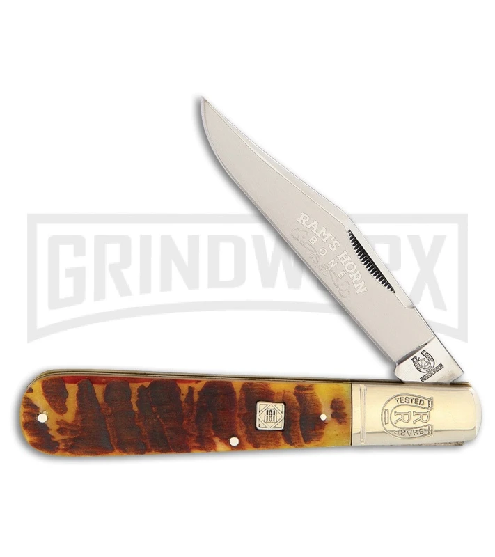 Rough Rider Big Daddy Brown Rams Horn Pocket Knife Rough Rider Big Daddy Brown Rams Horn Pocket Knife -Knivesand Tools Shop Rough Rider Big Daddy Brown Rams Horn Pocket BHQ 66942 er large