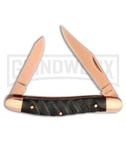 Rough Rider Copper Ridge Baby Copperhead Black Buffalo Horn Pocket Knife