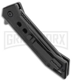 Schrade U.G. Black G-10 Folding Knife - Tanto Gray Plain 1100044 4 Schrade U.G. Black G-10 Folding Knife - Tanto Gray Plain 1100044 -Knivesand Tools Shop SCH U.G. Liner Lock Knife BlackG10 Gray Tanto BHQ 93630 kp side large