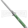 SKM/AB 13" Italian Stiletto Green Pearlex Automatic Knife - Dagger -Knivesand Tools Shop SKM AB 13in stiletto green pearlex dagger BP 22698 er large