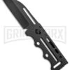 SOG Access Card 2.0 Slim Sheepsfoot Folding Knife - Black Plain