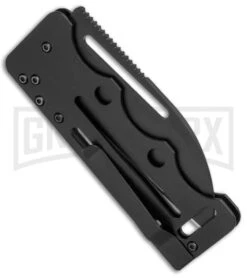 SOG Access Card 2.0 Slim Sheepsfoot Folding Knife - Black Plain -Knivesand Tools Shop SOG Access Card 2.0 Sheepsfood Black AC78 BHQ 52647 jr side large