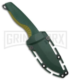SOG Aegis FX Forest/Moss Green Fixed Blade Knife - Black Stonewash Plain -Knivesand Tools Shop SOG Aegis FX FBK Forest Moss Green 3in Black SW BHQ 176867 td sheath large