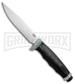 SOG Blade Light Black Fixed Blade Knife W/ LEDs - Satin Plain
