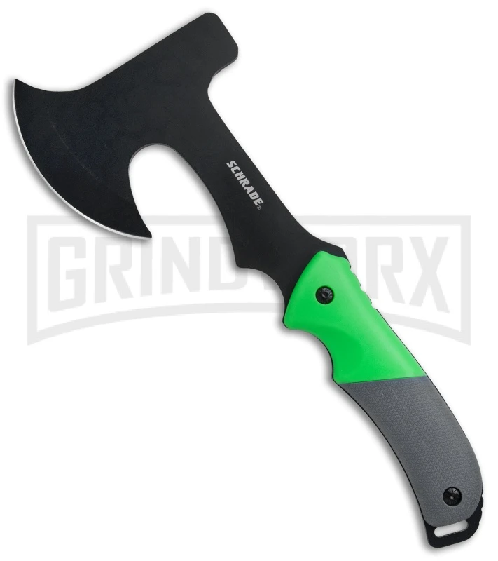 Schrade Three Piece Green Rubber Outdoor Combo Pack Schrade Three Piece Green Rubber Outdoor Combo Pack -Knivesand Tools Shop Schrade 3 Piece Outdoor Fixed Folder Axe Green Rubber Set SCP17 36CP BHQ 75970 jr axe large