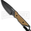 Schrade Ultra Glide Tan Fixed Blade Knife - Black Plain -Knivesand Tools Shop Schrade 4in Fixed Blade Tan Black BHQ 114592 jr large