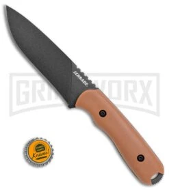Schrade Frontier Brown Grivory Fixed Blade Knife - Black SW 4 Schrade Frontier Brown Grivory Fixed Blade Knife - Black SW -Knivesand Tools Shop Schrade Frontier brown grivory black sw SCHF42D BHQ 62025 er size large