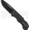 Schrade Imperial Slick Slope Black Aluminum Lockback Knife - Black Serr -Knivesand Tools Shop Schrade Imperial Slick Slope LB Black Black GX 31032 jr large