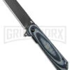 Schrade Lateral Gray/Black G-10 Frame Lock Knife - Black Plain -Knivesand Tools Shop Schrade Lateral FL Green Black G 10 Black BHQ 140063 jr large