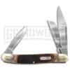 Schrade Lumberjack Stockman Brown Slip Sawcut Bone Joint Knife - Mirror Plain 1 Schrade Lumberjack Stockman Brown Slip Sawcut Bone Joint Knife - Mirror Plain -Knivesand Tools Shop Schrade Lumberjack Stockman Satin BHQ 61986 jr large