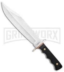 Schrade Old Timer OT Black Polymer Bowie Knife & Folder Satin Plain -Knivesand Tools Shop Schrade Old Timer OT Bowie Folder 1158653 BHQ 122407 jr fixed large