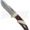 Schrade Old Timer Pioneer Brown Wood Fixed Blade Knife - Satin Plain 2 Schrade Old Timer Pioneer Brown Wood Fixed Blade Knife - Satin Plain -Knivesand Tools Shop Schrade Old Timer Pioneer Brown Wood Satin GX 31440 jr large