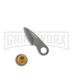 Schrade Pocket Gray Neck Knife Fixed Blade With Money Clip - Gray Plain 5 Schrade Pocket Gray Neck Knife Fixed Blade With Money Clip - Gray Plain -Knivesand Tools Shop Schrade Pocket Fixed Neck Knife Money Clip Gray SCHCC1CP BHQ 67482 jr bottlecap large