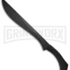 Schrade SCHMBS Priscilla Makhaira Black Bush Sword - Black Plain