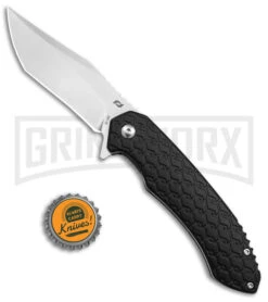 Schrade Scramble Black Aluminum Liner Lock Knife - Satin Plain -Knivesand Tools Shop Schrade Scramble LLK Black Aluminum 3in Satin BHQ 140097 td size large