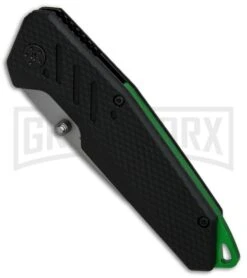 Schrade 1084293 Tanto Liner Lock Black Rubber Folding Knife - Bead Blast -Knivesand Tools Shop Schrade Tanto Black Rubber BB BHQ 81958 er spine large