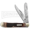 Schrade 950TB Old Timer Trapper Pocket Knife - Mirror Plain -Knivesand Tools Shop Schrade Trapper Satin BHQ 61990 jr large