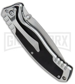 Schrade Ultra Glide Black G-10 Folding Knife - Stonewash Plain 4 Schrade Ultra Glide Black G-10 Folding Knife - Stonewash Plain -Knivesand Tools Shop Schrade Ultra Glide Black G 10 SW SCH305CP BHQ 67484 jr side large