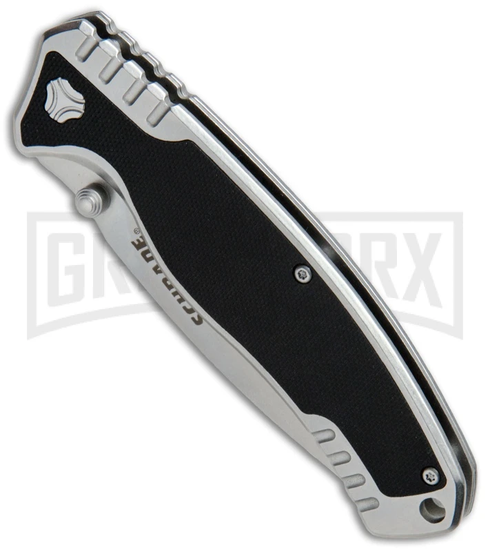 Schrade Ultra Glide Black G-10 Folding Knife - Stonewash Plain Schrade Ultra Glide Black G-10 Folding Knife - Stonewash Plain -Knivesand Tools Shop Schrade Ultra Glide Black G 10 SW SCH305CP BHQ 67484 jr spine large