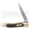 Uncle Henry Cat Paw Staglon Folding Knife - Satin Plain 1 Uncle Henry Cat Paw Staglon Folding Knife - Satin Plain -Knivesand Tools Shop Schrade Uncle Henry cat paw satin BHQ 61903 er large