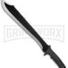 Schrade SCMACH2CP Clip Point Machete Sawback - Black Plain -Knivesand Tools Shop Schrade clip point machete sawback black SCMACH2CP BHQ 62067 er large