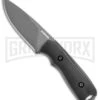 Schrade Mini Frontier Black Grivory Fixed Blade Knife - Black Plain 1 Schrade Mini Frontier Black Grivory Fixed Blade Knife - Black Plain -Knivesand Tools Shop Schrade mini frontier black grivory black BHQ 62036 er large