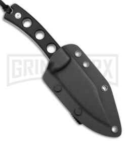 SENCUT Waxahachie Black G-10 Fixed Blade Knife - Satin Plain -Knivesand Tools Shop Sencut Waxahachie Fixed Blade Black G 10 Satin BHQ 164926 jr sheath 2 large