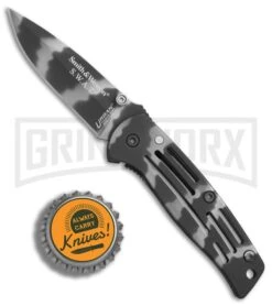 Smith & Wesson Camo Baby Frame Lock Manual Folding Knife - Urban Camo Plain -Knivesand Tools Shop Smith Wesson Baby Urban urban camo camo BHQ 75358 er bottlecap large