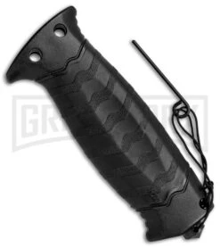 M&P Grip Swap Black Fixed Blade Knife - Black Serr 5 M&P Grip Swap Black Fixed Blade Knife - Black Serr -Knivesand Tools Shop Smith and Wesson Gripswap Small Large 1085886 BHQ 81341 jr large 2 large