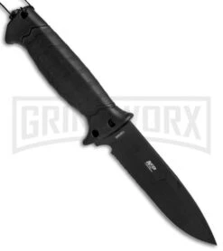 M&P Grip Swap Black Fixed Blade Knife - Black Serr 3 M&P Grip Swap Black Fixed Blade Knife - Black Serr -Knivesand Tools Shop Smith and Wesson Gripswap Small Large 1085886 BHQ 81341 jr spine large