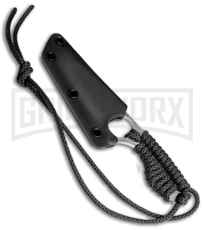 TB Outdoor S-Neck Gray Steel/ Paracord Fixed Blade Knife - Satin Plain TB Outdoor S-Neck Gray Steel/ Paracord Fixed Blade Knife - Satin Plain -Knivesand Tools Shop TB Outdoor S Neck French Army Knife Satin BHQ 145081 jr sheath large