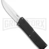 Thunder Black D/A OTF Automatic Knife - Satin Plain -Knivesand Tools Shop Thunder Black DA OTF Auto Satin GX 34185 jr large